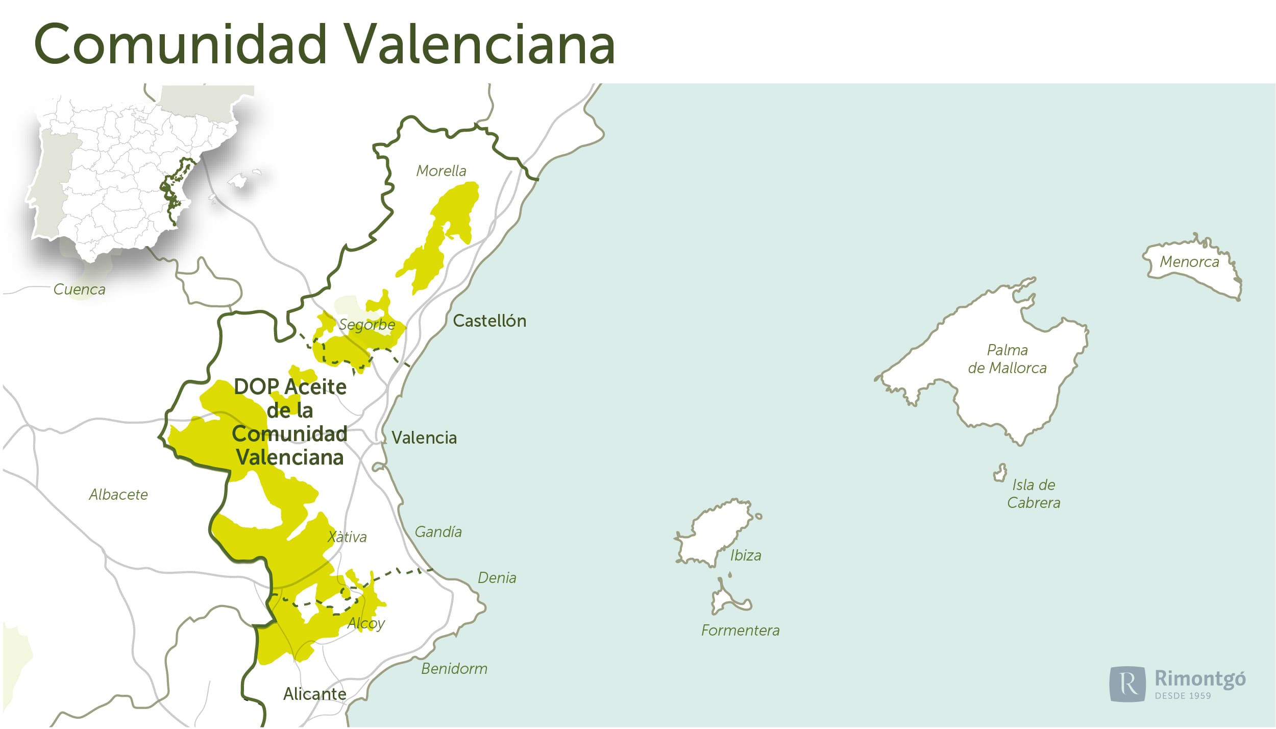 Olive groves and olive oil mills for sale in Valencia Rimontgó